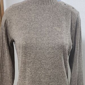 Women's embroidered long sleeve sweater